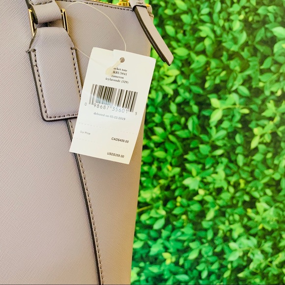 Kate Spade Cameron Large Pocket Tote Icy Lavender - Picture 8 of 8